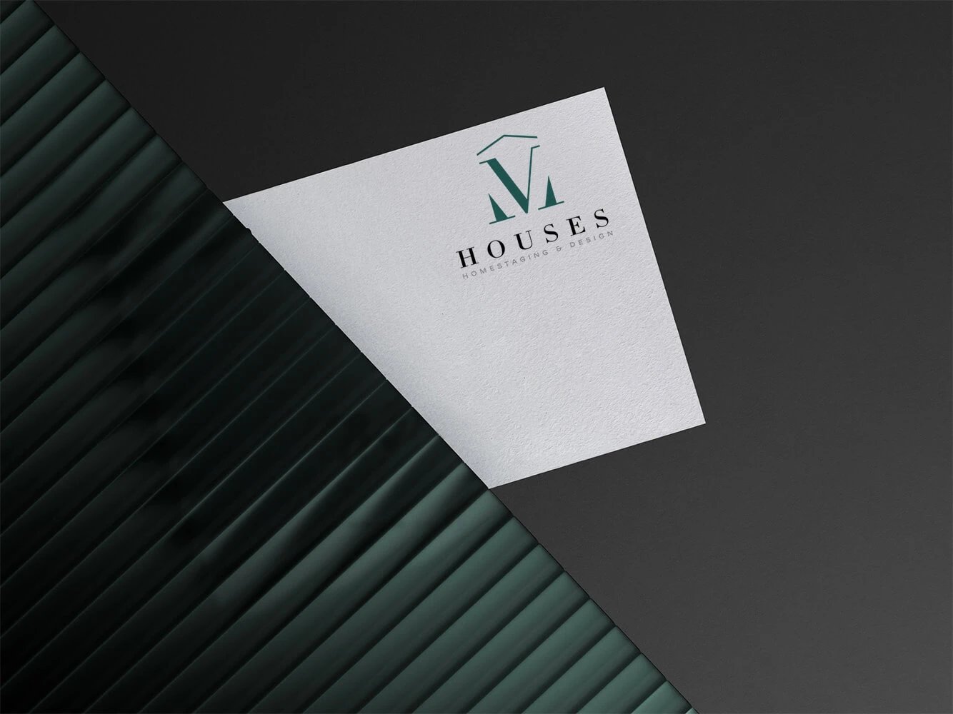 mv houses business card concept